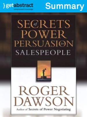 cover image of The Secrets of Power Persuasion for Salespeople (Summary)